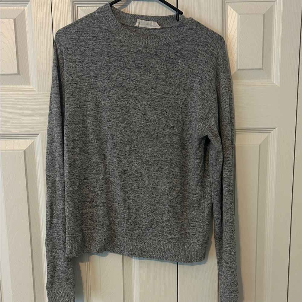 Molly Green Gray Heather Sweater T Shirt - Medium